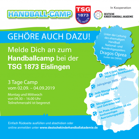 Handballcamp Eislingen Sept. 2019 VS RS
