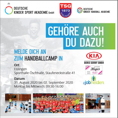 Handballcamp Eislingen Sept. 2020 VS RS